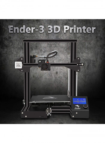 High-Precision 3D Printer Black