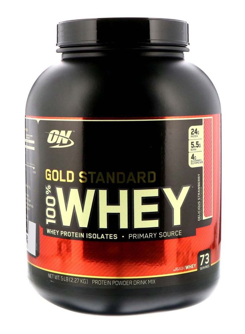 Strawberry Flavour Gold Standard 100% Whey Protein