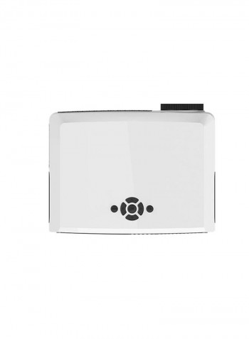 Full HD LED Android Projector 4K 5500 Lumens 2GB/16GB with 120-Inch Projector Screen PROJ-WO-20-W_SCR-04 White