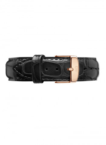 Men's Classic Black Reading Water Resistant Analog Watch DW00100129