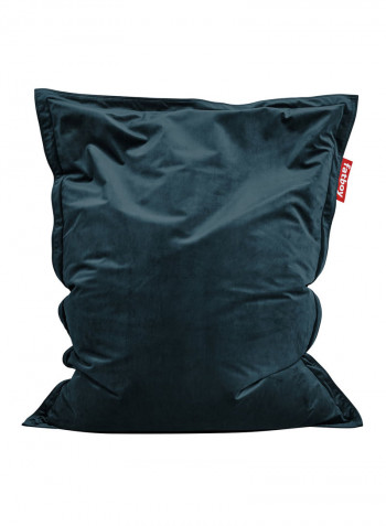 Slim Pillow Shape Bean Bag Blue 155x120centimeter