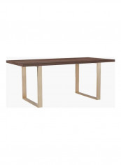 Gordon 6-Seater Dining Table Gold/Brown