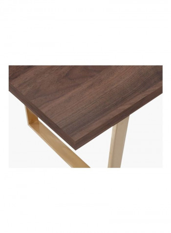 Gordon 6-Seater Dining Table Gold/Brown