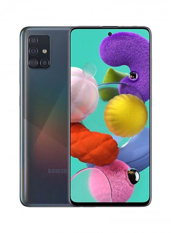 Samsung Galaxy A51 Dual SIM Prism Crush Black 6GB RAM 128GB 4G LTE - UAE Version