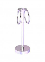 2-Ring Southbeach Collection Towel Holder Silver 12x13x5inch