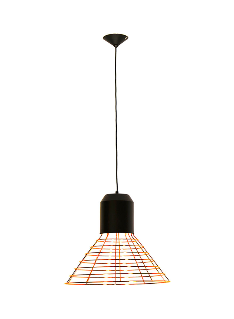 Indoor Hanging LED Light Rose Gold/Black 450 x 1800millimeter