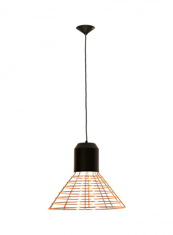 Indoor Hanging LED Light Rose Gold/Black 450 x 1800millimeter