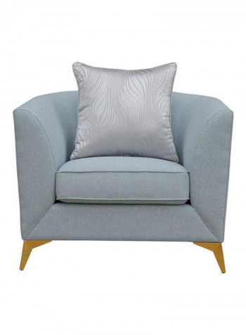 Zadie 1-Seater Sofa Grey 100x93x82cm