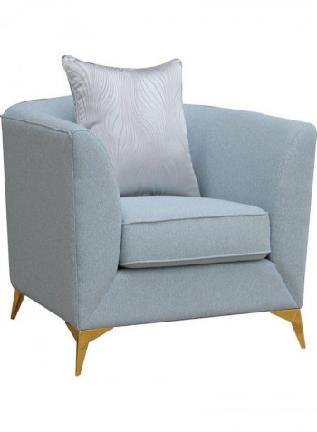 Zadie 1-Seater Sofa Grey 100x93x82cm