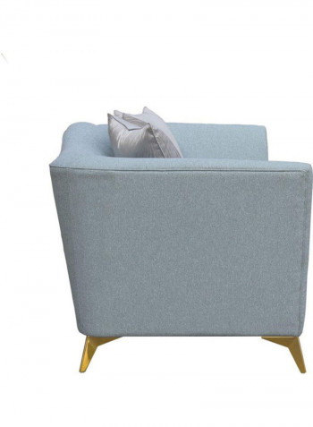 Zadie 1-Seater Sofa Grey 100x93x82cm