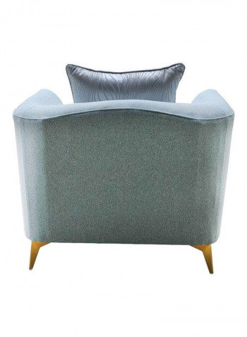 Zadie 1-Seater Sofa Grey 100x93x82cm