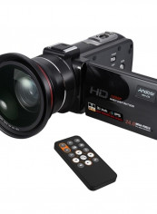24MP WiFi Digital Video Camera Camcorder With External Microphone