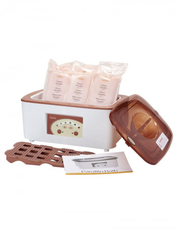 Digital Paraffin Bath Wax Warmer White/Brown/Pink 6 x 5inch