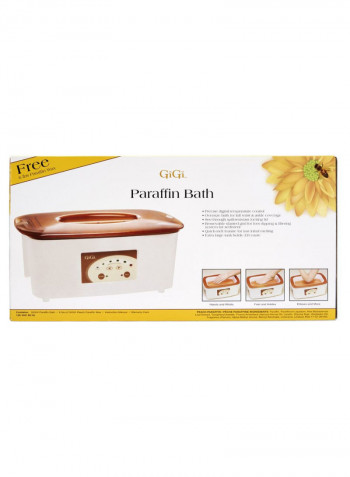 Digital Paraffin Bath Wax Warmer White/Brown/Pink 6 x 5inch
