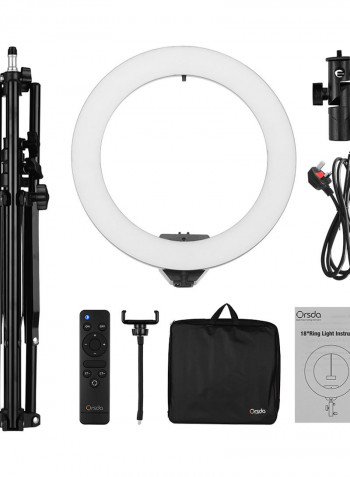 LED Ring Light With Tripod Stand Multicolour