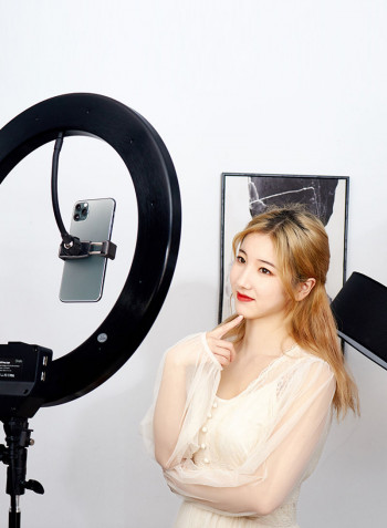 LED Ring Light With Tripod Stand Multicolour