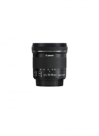 High Grade 10-18mm f/4.5-5.6 Wide Angle STM Lens Black