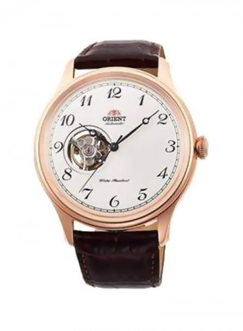 Men's Leather Analog Watch OW-RAAG0012
