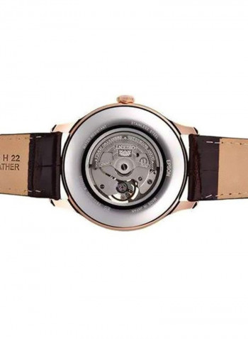 Men's Leather Analog Watch OW-RAAG0012