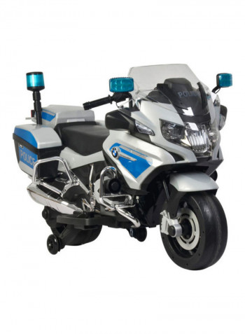 Police Powered Riding Motorbike