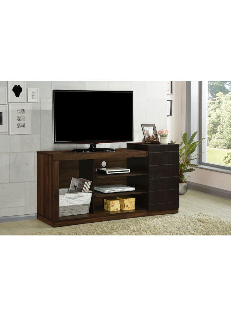 Wooden TV Cabinet Brown 150x38x74cm
