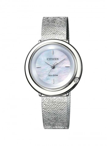 Women's Eco-Drive Water Resistant Analog Watch EM0640-82D