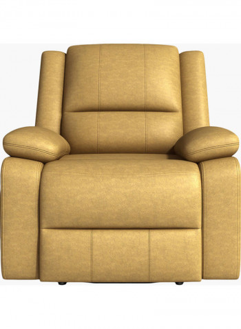 Warner 1-Seater Swivel Recliner Yellow