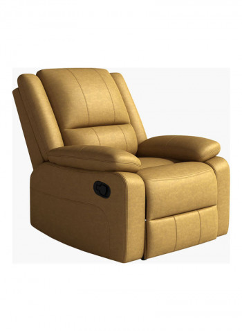 Warner 1-Seater Swivel Recliner Yellow