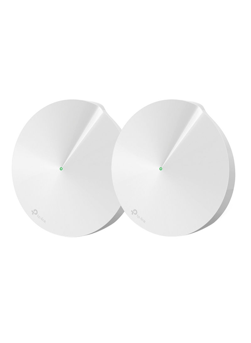 Pack Of 2 Deco M9 Plus AC2200 Smart Home Mesh Wi-Fi System White