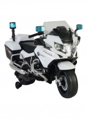 Police Powered Riding Motorbike