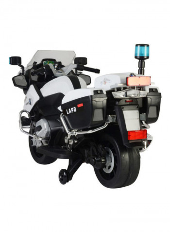 Police Powered Riding Motorbike