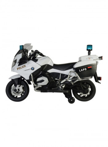 Police Powered Riding Motorbike