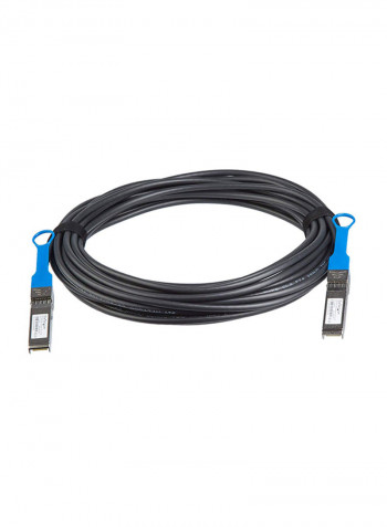 SFP+ To SFP+ Active Direct Attach Twinax Cable Silver/Black