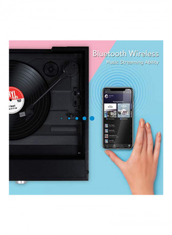 Bluetooth Turntable PTT25UBT Black/Silver