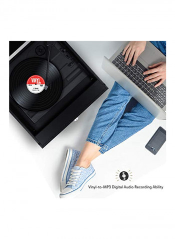 Bluetooth Turntable PTT25UBT Black/Silver