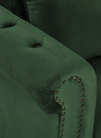 Sofia 1-Seater Sofa With Cushions Green