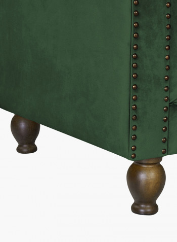 Sofia 1-Seater Sofa With Cushions Green