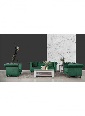 Sofia 1-Seater Sofa With Cushions Green