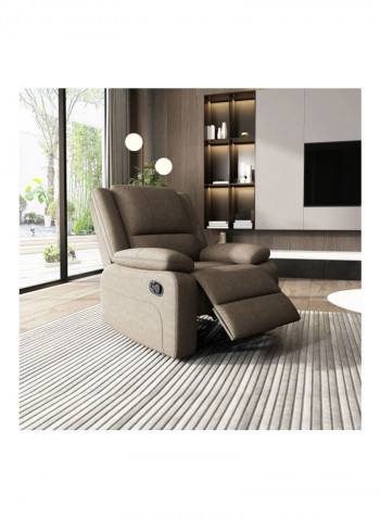 Warner Recliner With Swivel Function Brown