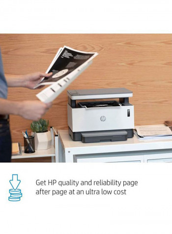 Neverstop 1200W Laser MFP Printer Print/Scan/Copy, 4RY26A White/Grey
