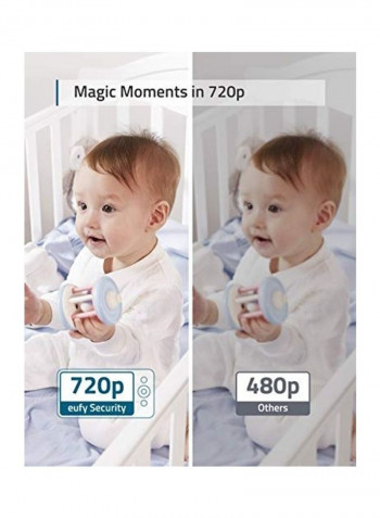 Portable Baby Security Video Monitor With 720P Camera Set