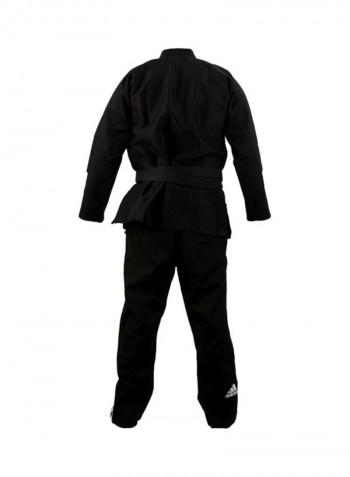 Quest Brazilian Jiu-Jitsu Uniform - Black, A2 A2