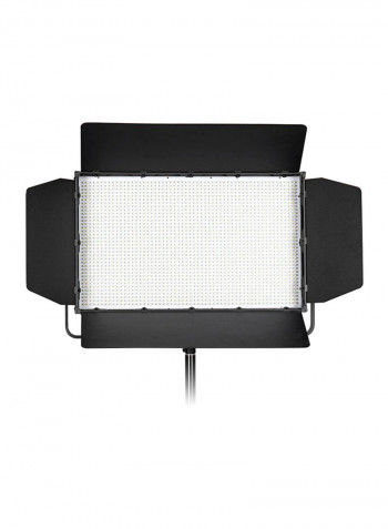 Studio Light With V-Mount Battery Plate Black