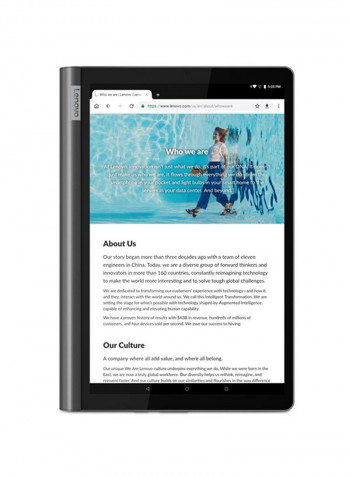Yoga Smart Tab 10.1-Inch, 3GB RAM, 32GB, Wi-Fi, Iron Grey