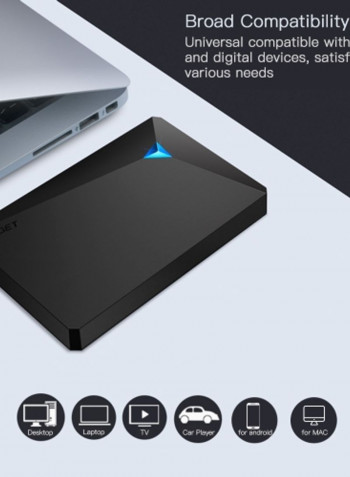 Portable External Hard Drive 1TB Black