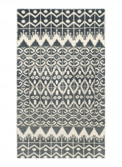 Kenya Collection Handmade Wool Area Rug Multicolour