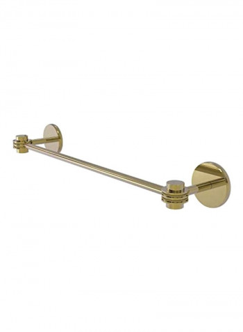 Orbit One Collection Dotted Accents Towel Bar Gold 36inch
