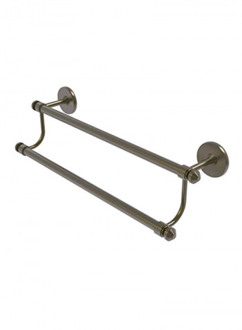 Southbeach Collection Double Towel Bar Silver 30inch