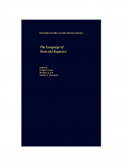The Language Of Turn And Sequence Hardcover