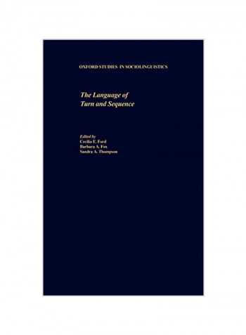 The Language Of Turn And Sequence Hardcover